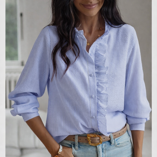Frenchy Stripe Button Down