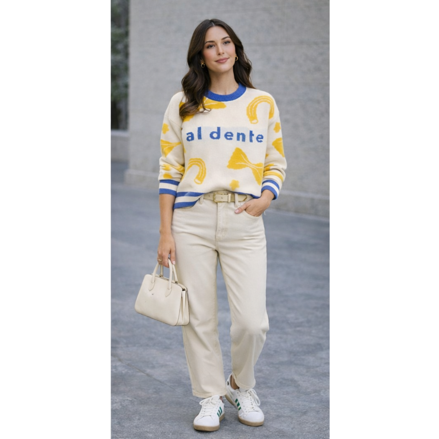 Al Dente Graphic Knit Sweater