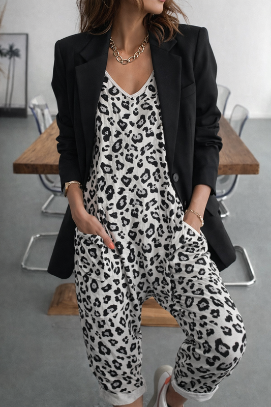 Wild Ease Leopard Jumpsuit