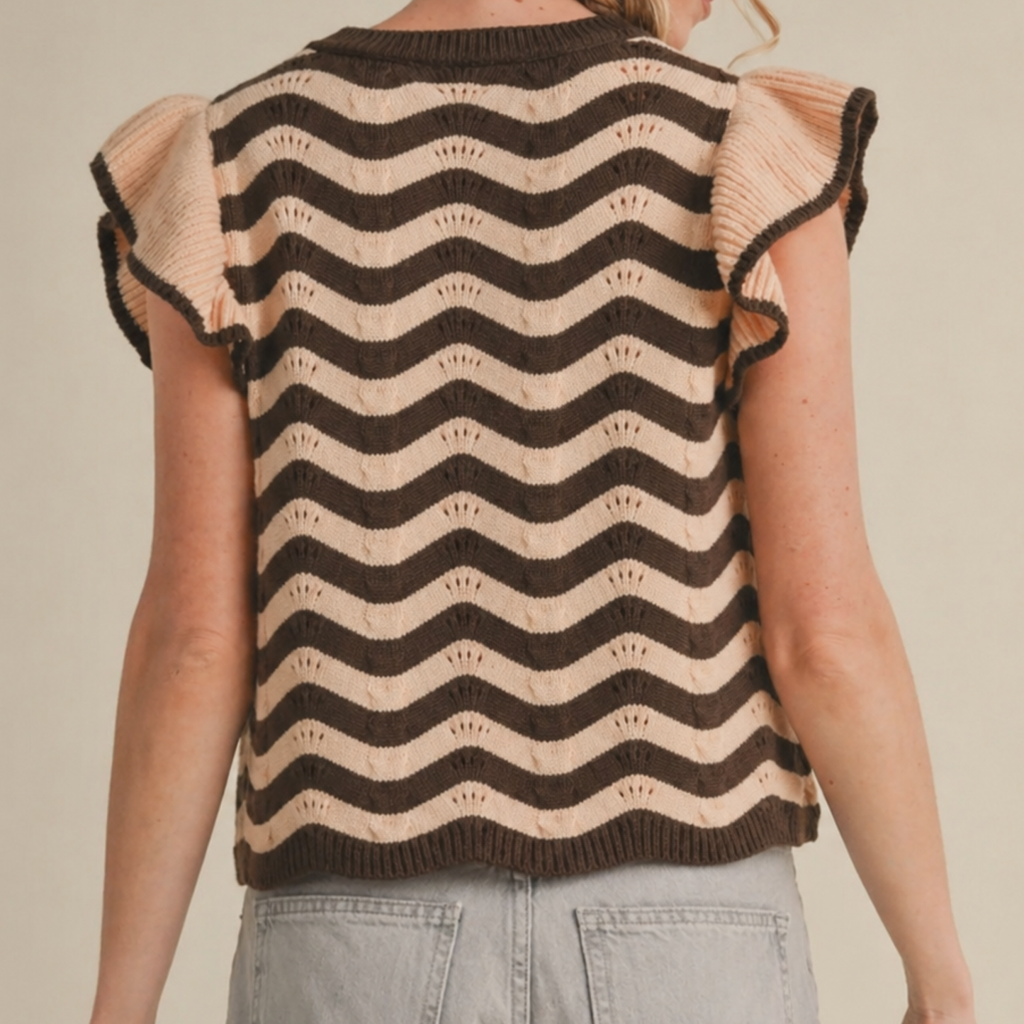 Soft Wave Flutter Knit