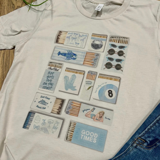 Coastal Match Box Tee