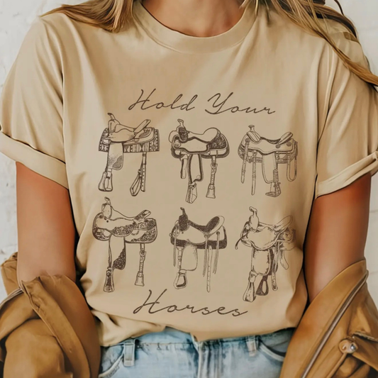 Hold Your Horse Graphic Tee