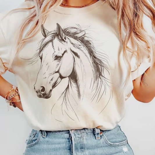 Horse Face Graphic Tee