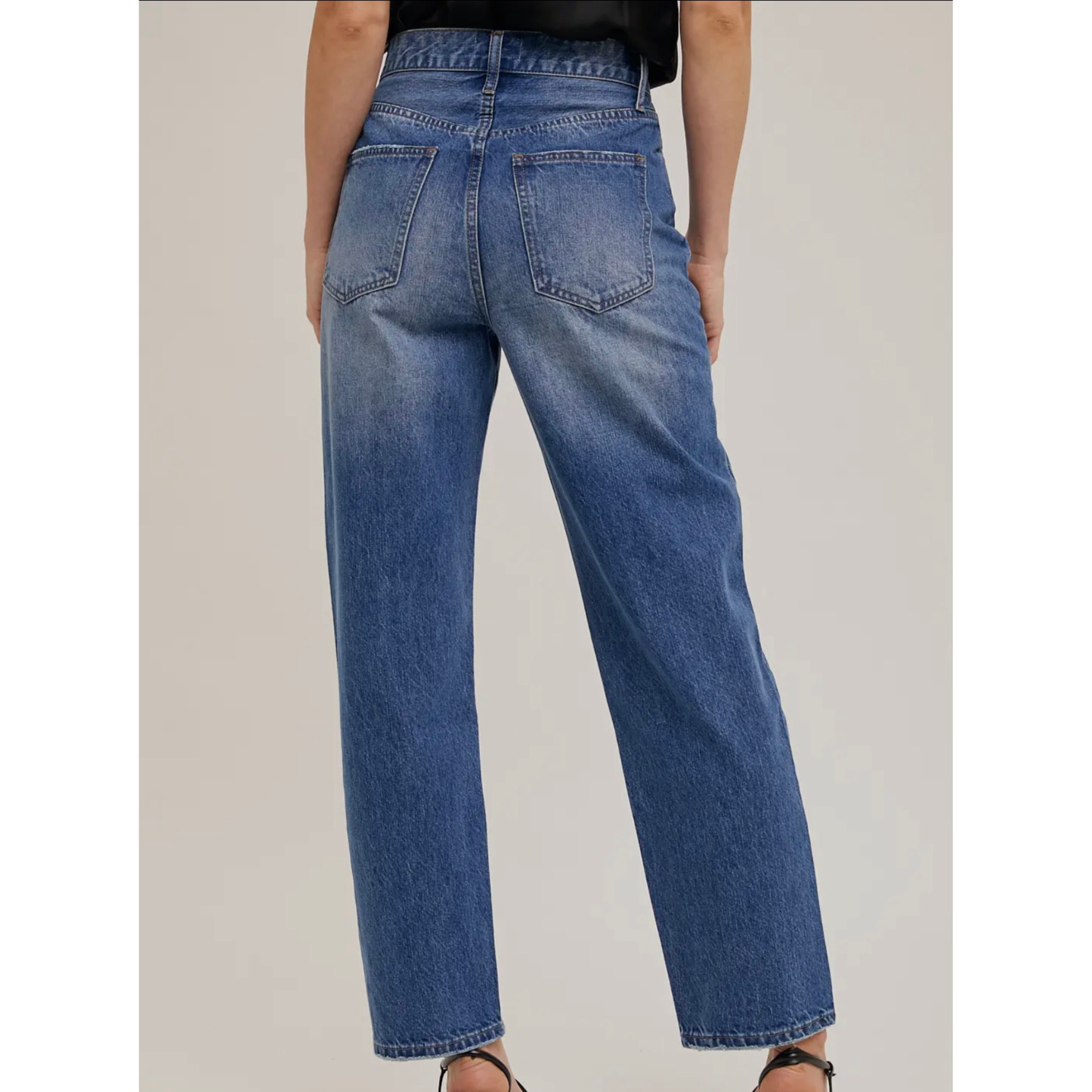 Asymmetrical Straight Leg Jean