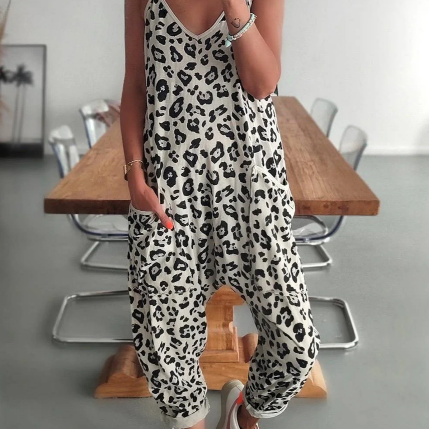 Wild Ease Leopard Jumpsuit